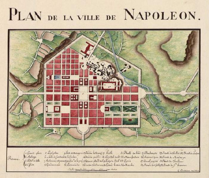 Plan de la ville de Napoléon