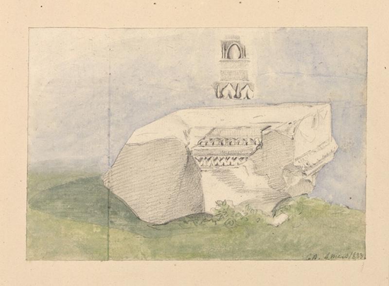 Etude de pierre sculptée