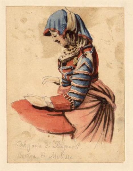 Etude de costume de femmes italiennes