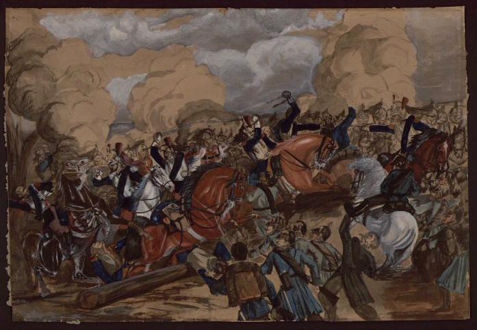 Charge de cuirassiers à Reichshoffen