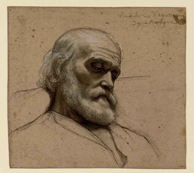 Mort de saint Joseph ; Etude pour saint Joseph mort