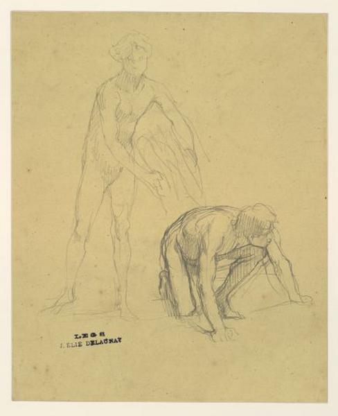 Deux études pour un jeune homme