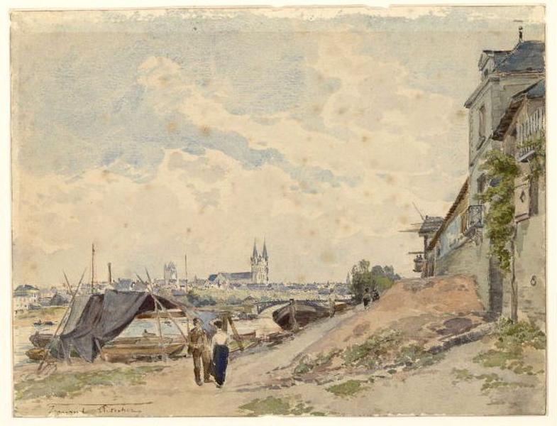 Angers, vue de l'amont