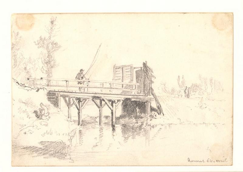 Pont et pêcheurs