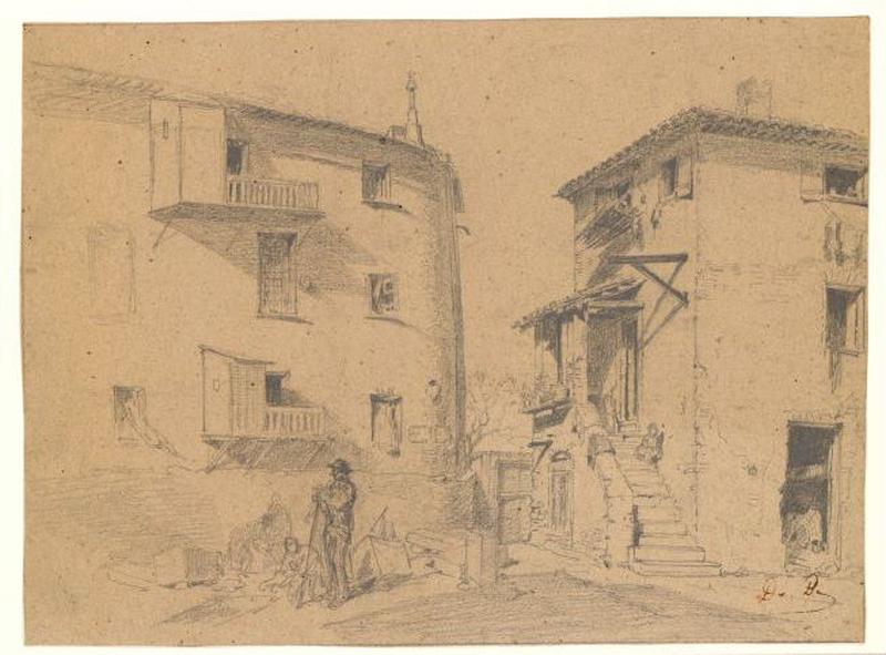 Maison niçoise et habitants
