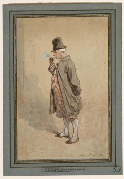 Promeneur en redingote ; Un Entracte (dans le cahier d'inventaire)