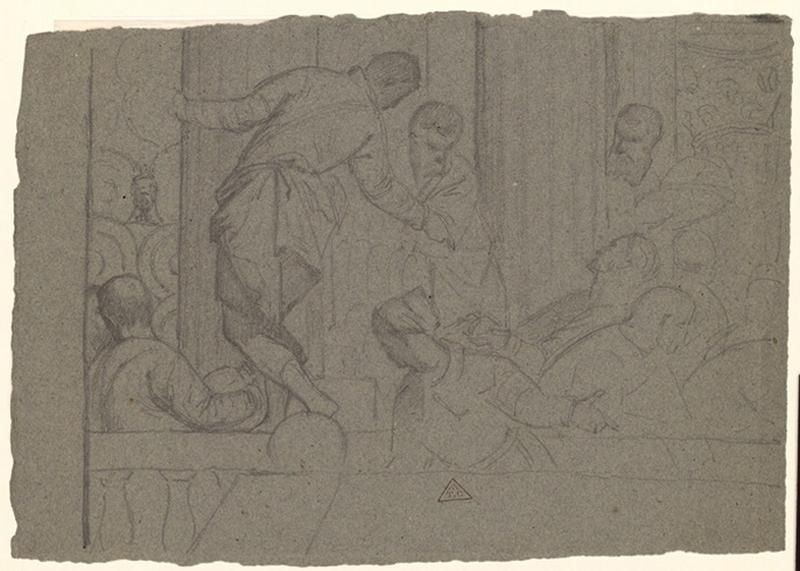 Copie d'après les Noces de Cana de Véronèse