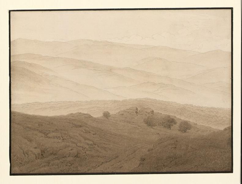 Paysage de montagne, près de Teplitz