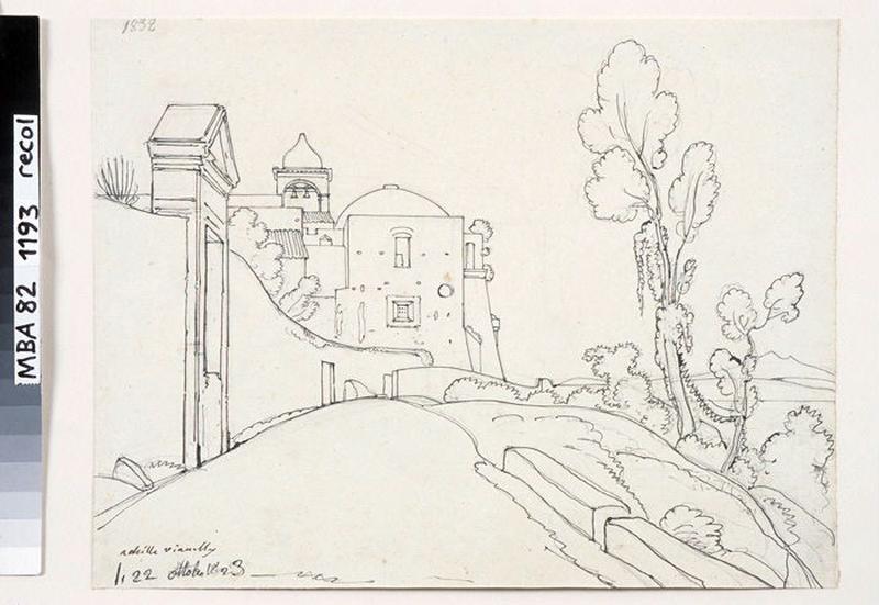 Environs de Naples (22 octobre 1823) (Catalogue des ventes 1873) ; Grande maison... (Catalogue des ventes 1873)