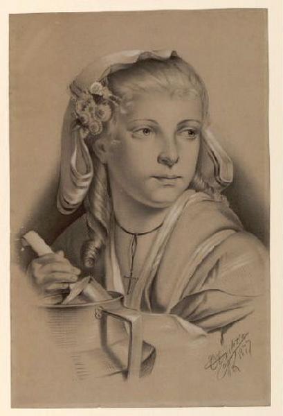 Portrait de jeune fille