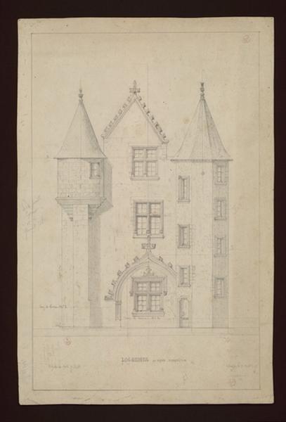 Le châtelet, façade ouest