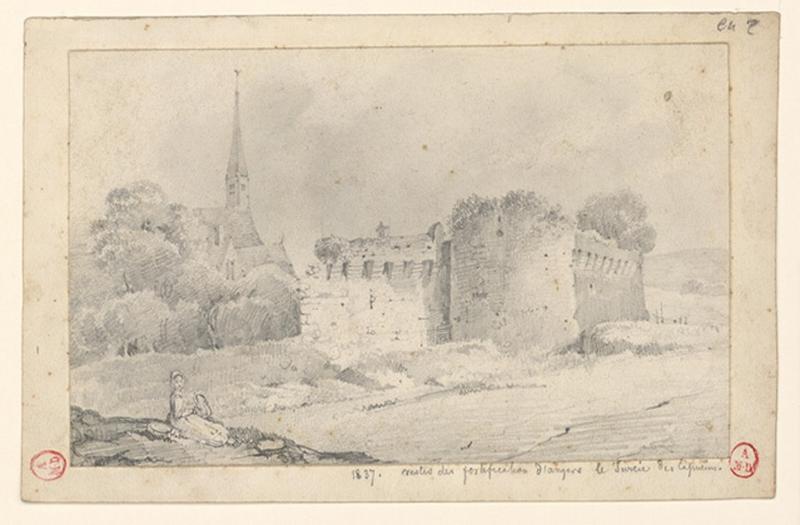 Restes des fortifications d'Angers