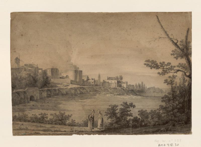 Angers, les fours à chaux, vue prise de Tivoli