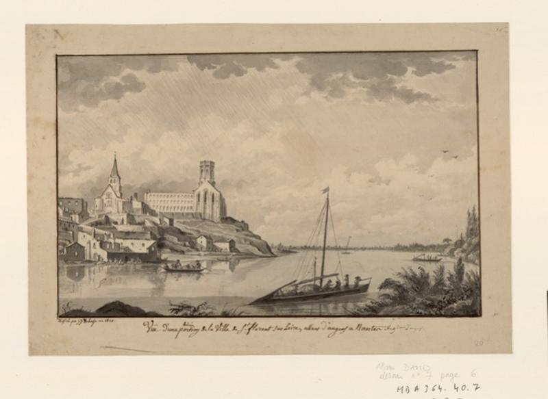 Vue de Saint-Florent-le-Vieil ; Vue de Saint-Florent-sur-Loire