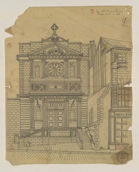 Eglise Notre-Dame rue Pocquet-de-Livonière [sic]