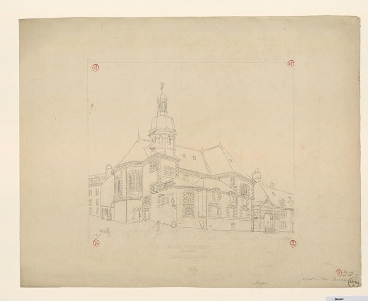 Eglise Notre-Dame (ancienne) démolie en juin 1898