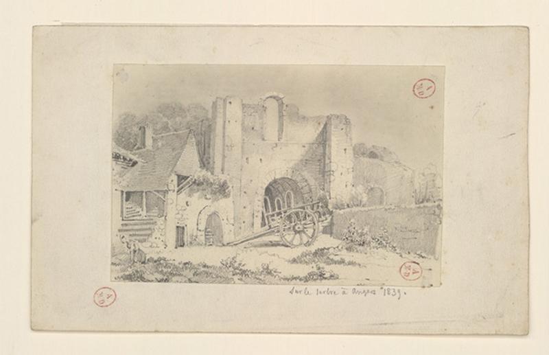 Sur le tertre à Angers