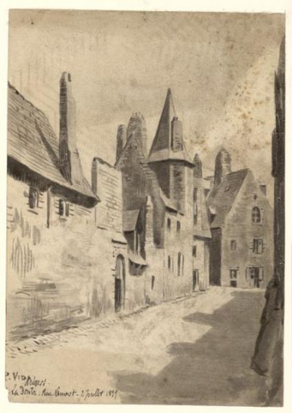 Angers, la Doutre : rue Vauvert