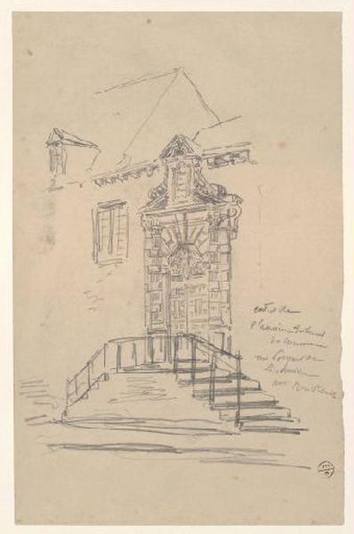 Entrée de l'ancien tribunal de commerce