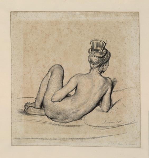 Odalisque ; Jeune femme, étude de nu