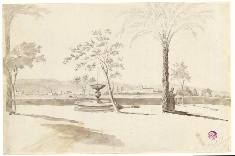 Souvenir d'Italie (deux dessins recto verso)