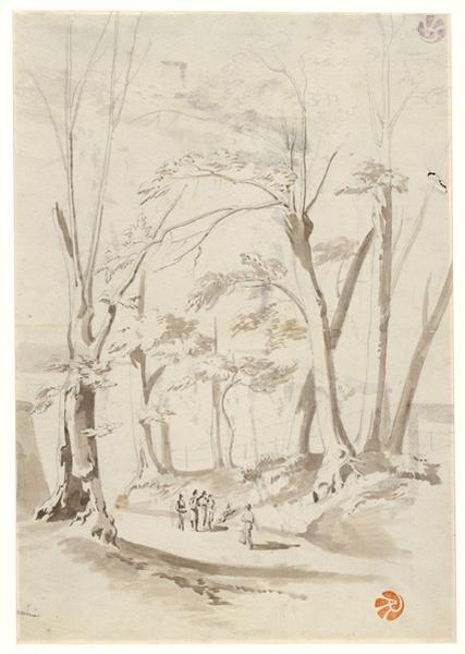 Souvenir d'Italie (deux dessins recto verso)