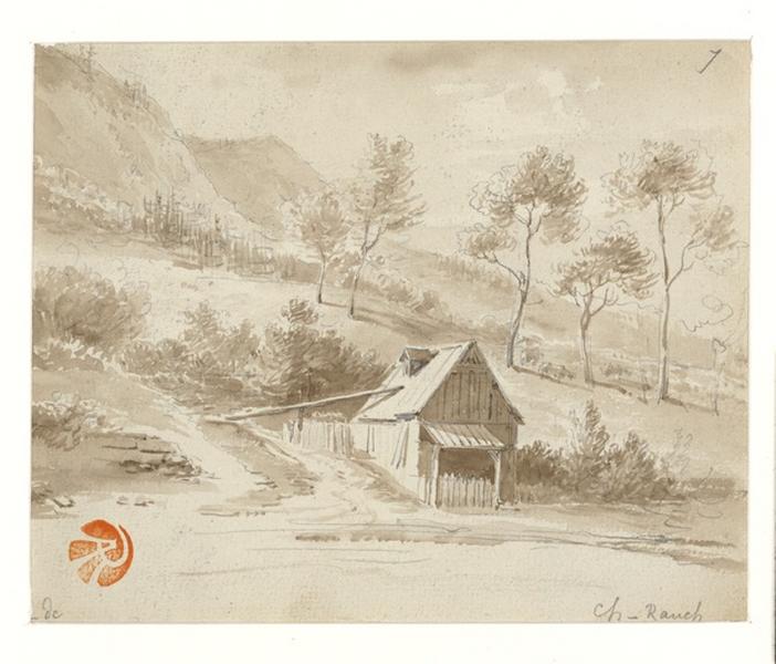 Souvenir d'Italie (deux dessins recto verso)