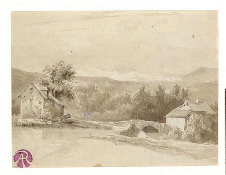 Souvenir d'Italie (deux dessins recto verso)