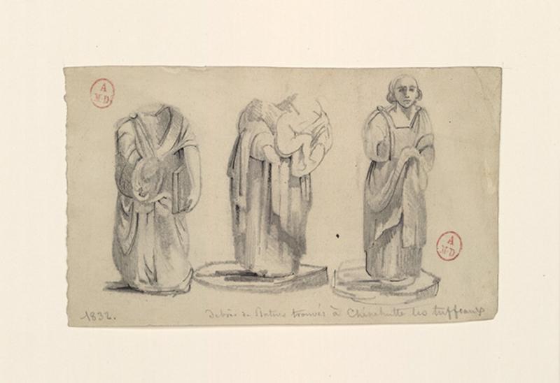 Statues trouvées à Chênehutte-les-Tuffeaux (Titre factice)