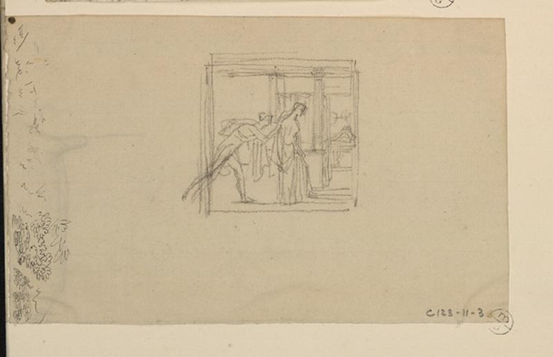 Etude pour Enée et Clytemnestre