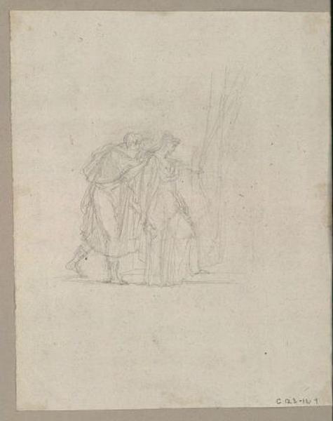 Projet du tableau de la Clytemnestre (titre cat; vente 1873)