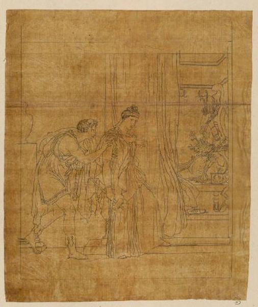 Etude pour Egisthe et Clytemnestre