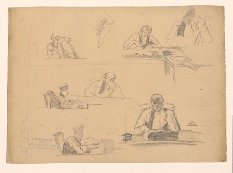 Croquis de cour d'assise