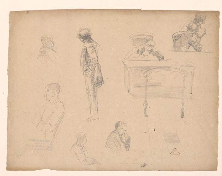 Croquis de cour d'assise ; Croquis d'audience