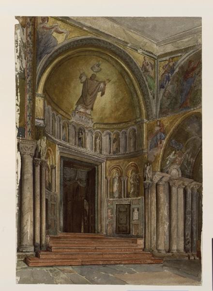 Venise, entrée de la basilique Saint-Marc