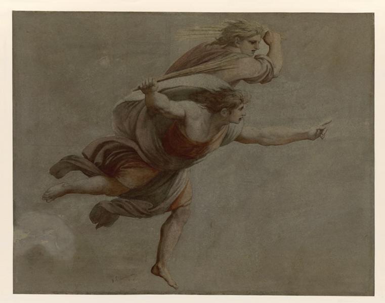 Rome, le Vatican, d'après une fresque de Raphaël