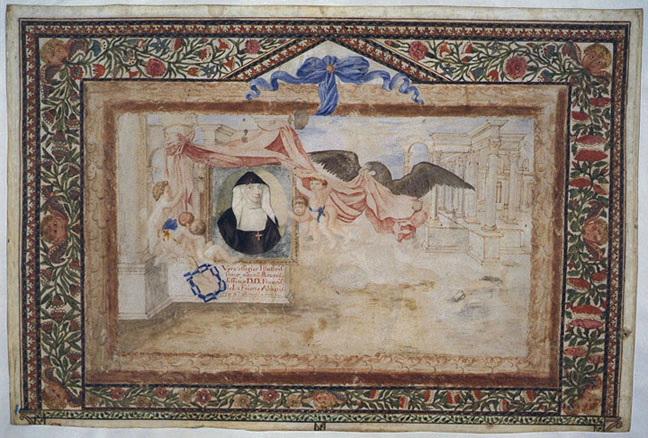 Portrait de Françoise de La Fayette ; Portrait de D.D. Francis de la  Faiette Abbatis