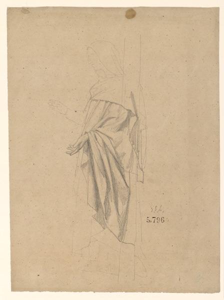 Figures pour la peinture murale de la chapelle Sainte Marie