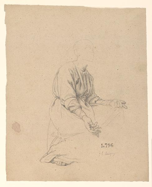 Figures pour la peinture murale de la chapelle Sainte Marie