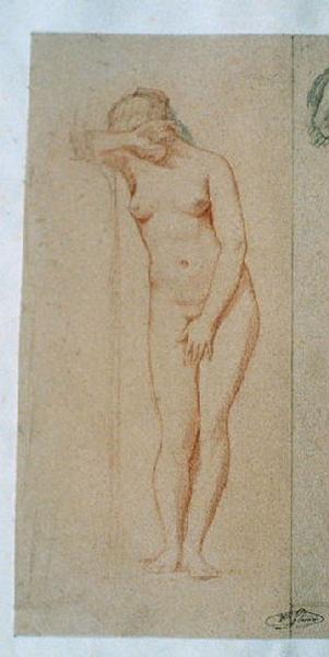 Eve, figure nue ; Adam et Eve