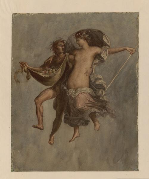 Pompéi, étude d'après une fresque
