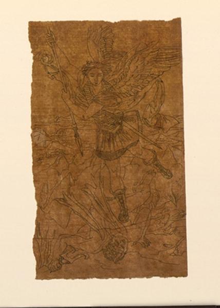 Saint Michel terrassant le dragon ; Saint-Michel de Michel-Ange