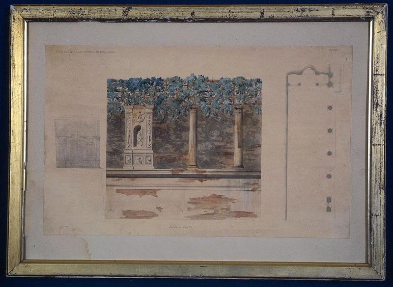 Gênes, treilles dans le jardin du palais Doria
