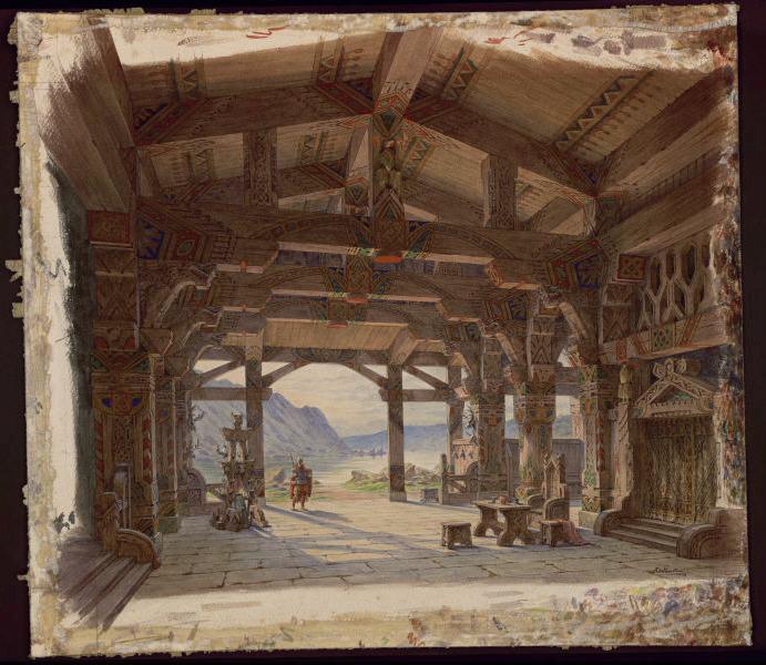 Décor pour le Crépuscule des Dieux (Titre selon cat. exp. 1987)