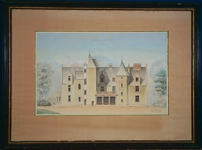 Château du Pin, Angers, Projet de restauration (Elévation)