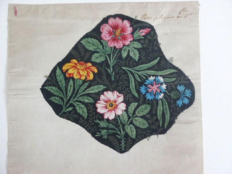 Modèle pour indienne : Motifs floraux