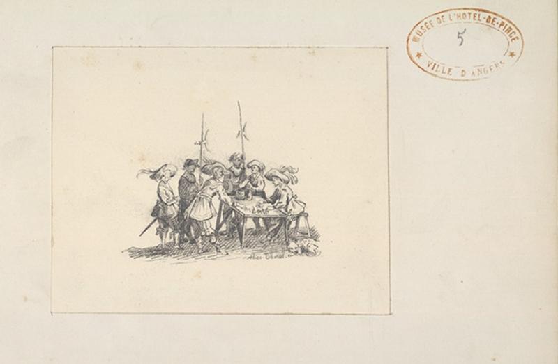 Mousquetaires autour d'une table