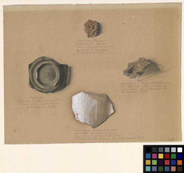 Fouilles de la place du Ralliement ; Céramiques