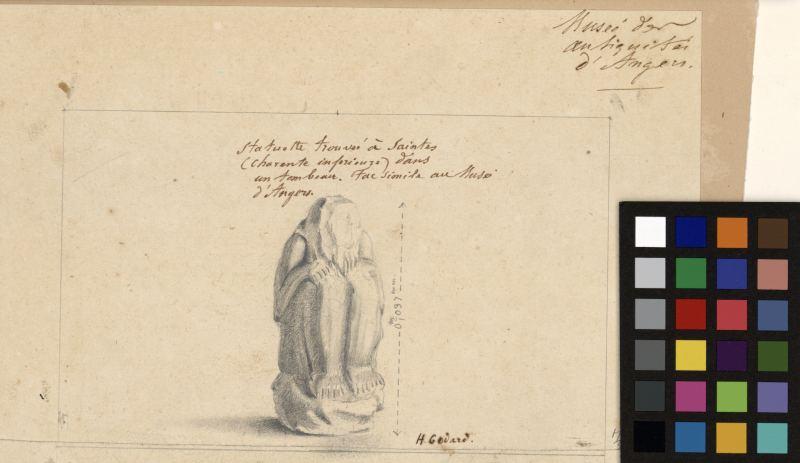 Dessin d'objets de fouille