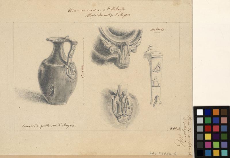 Dessin d'objets de fouille